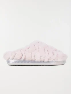 Mules roses et sequins fille (31-35)