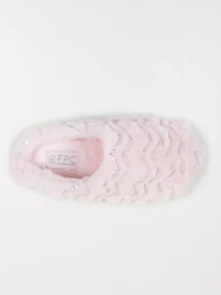 Mules roses et sequins fille (31-35)