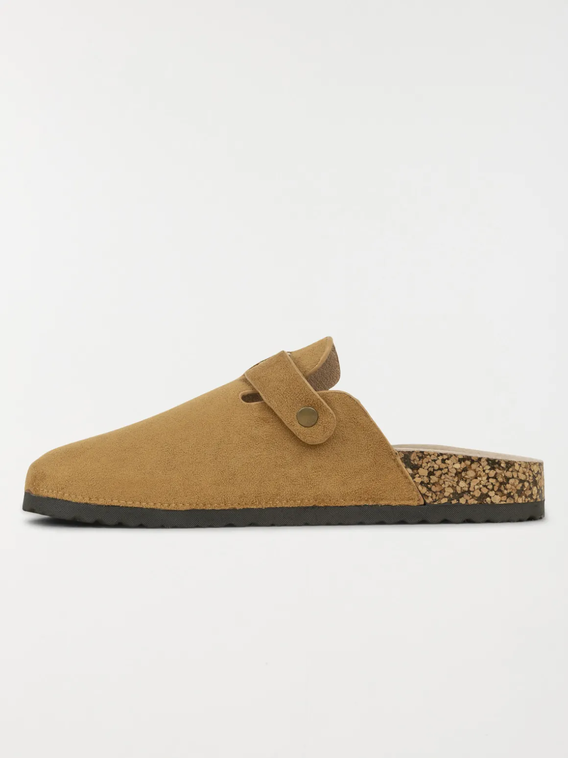 Mules sabots plates femme camel (36-41)