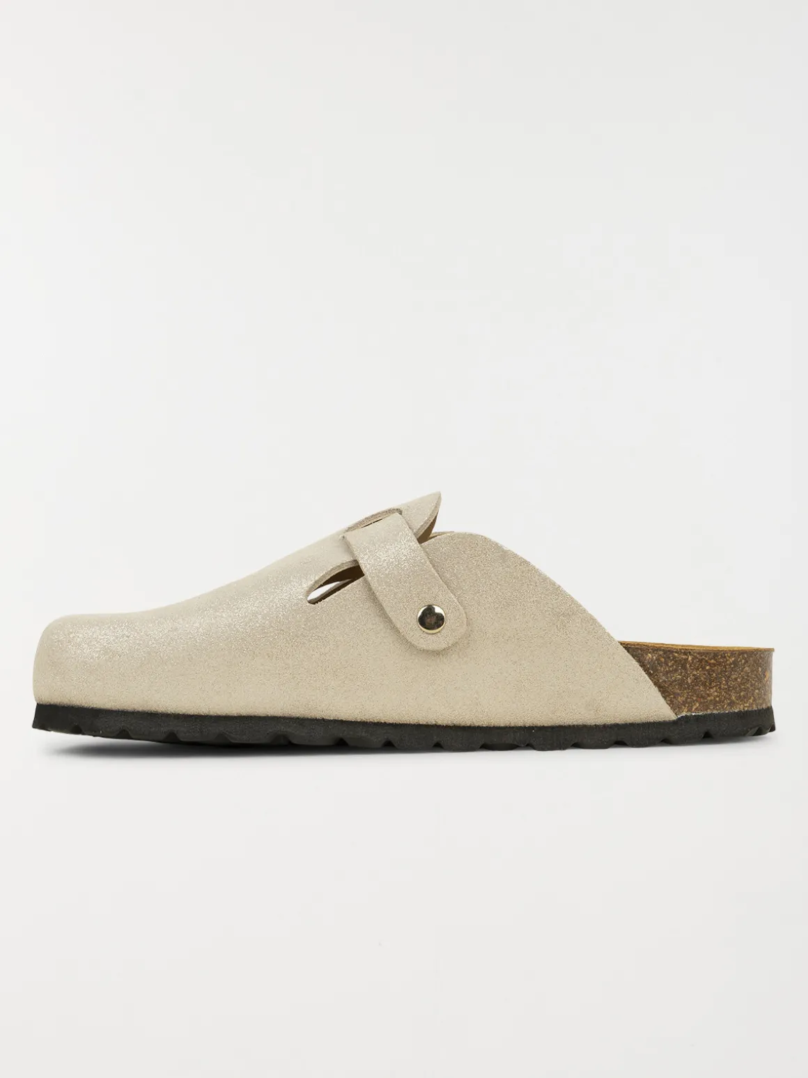 Mules sabots plates femme beige (37-42)