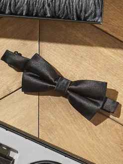 Noeud papillon noir homme