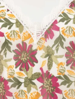 Nuisette imprimée florale femme