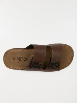 Nu-pied 2 brides marron homme (41-46)
