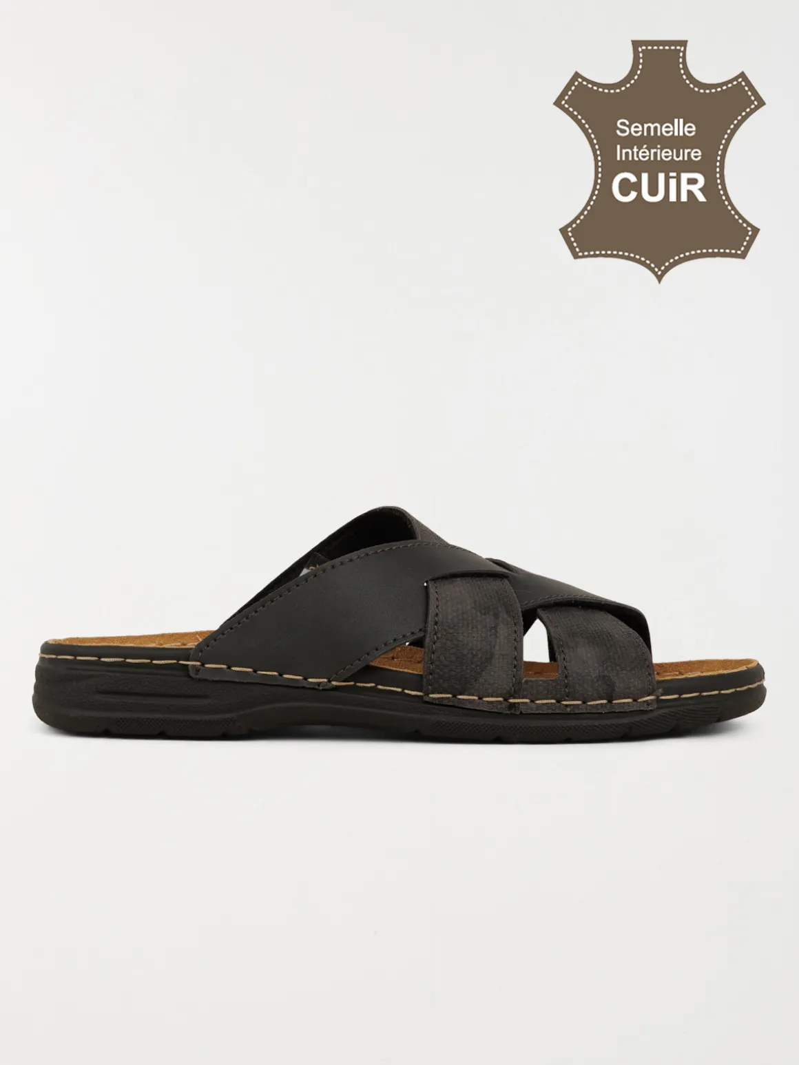 Nu-pied brides croisées homme (40-46)