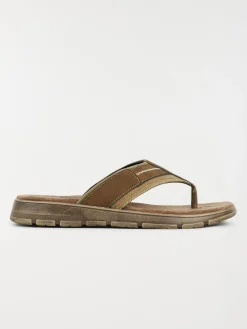 Nu-pied entredoigt marron homme (41-46)