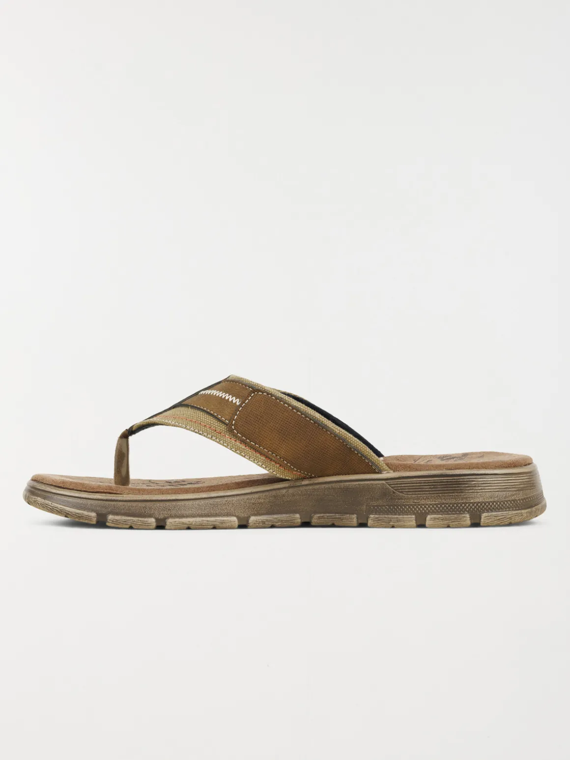 Nu-pied entredoigt marron homme (41-46)