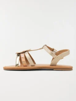 Nu-pieds fille papillons (31-35)