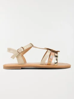 Nu-pieds fille papillons (31-35)