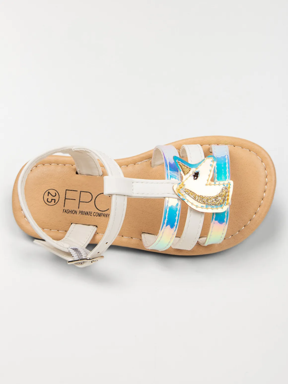 Nu-pieds licorne fille (24-30)
