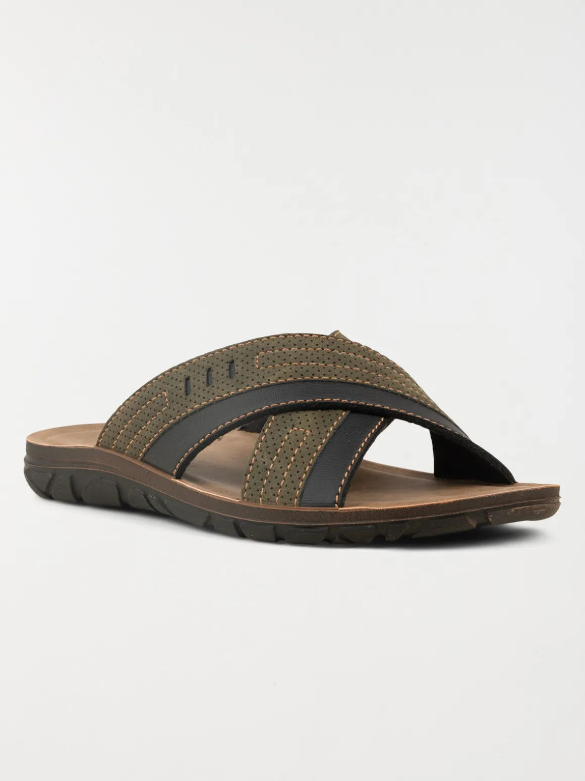 Nu-pieds marrons homme (40-46)