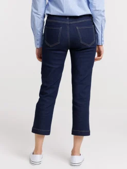 Pantacourt en jean brut femme