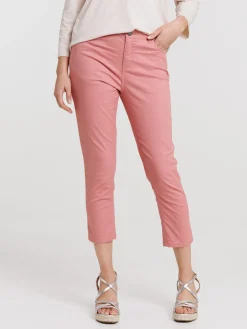 Pantacourt skinny bois de rose femme