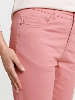 Pantacourt skinny bois de rose femme