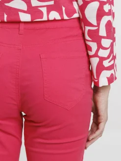 Pantacourt skinny rose fiesta femme