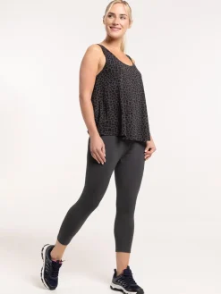 Pantacourt sport léopard femme