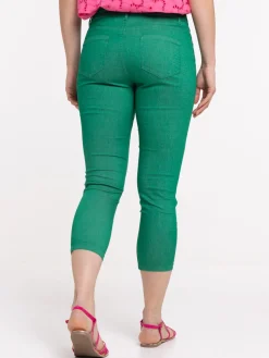 Pantacourt vert bosphore femme