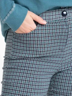 Pantalon à carreaux femme