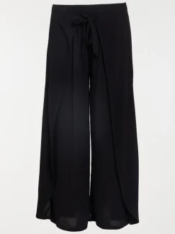 Pantalon à pans grande taille femme