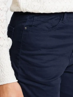 Pantalon bootcut marine navy femme