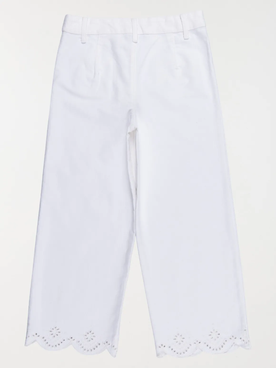 Pantalon broderie anglaise fille (3-12A)