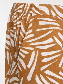 Pantalon caramel femme grande taille
