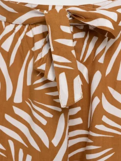 Pantalon caramel femme grande taille