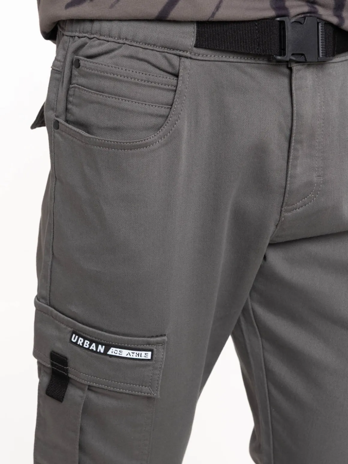 Pantalon cargo avec ceinture homme
