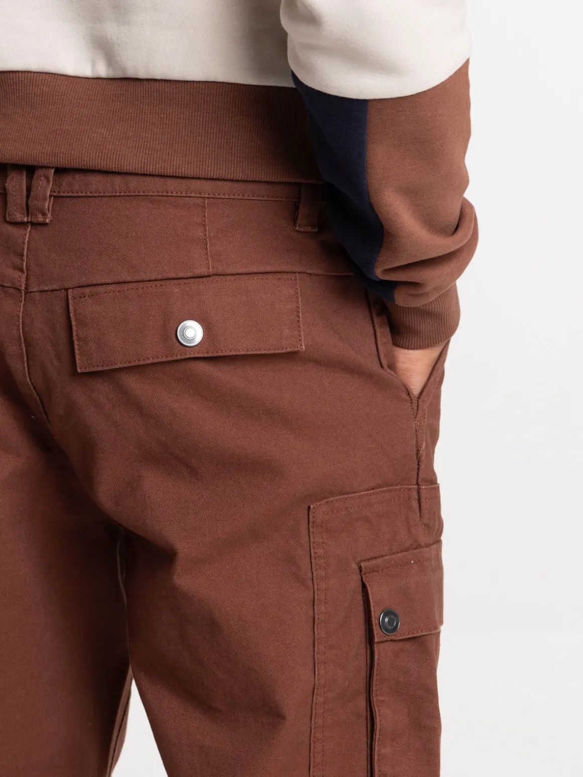 Pantalon cargo brunette homme