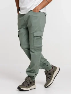 Pantalon cargo coloris vert camou homme