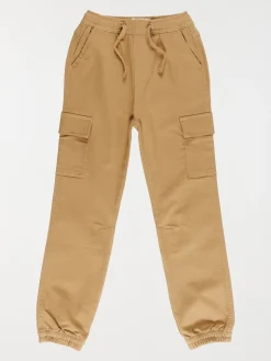Pantalon cargo garçon kraft (3-12A)