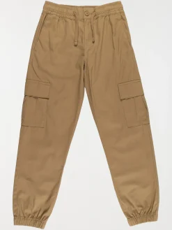 Pantalon cargo garçon kraft (XXS-M)