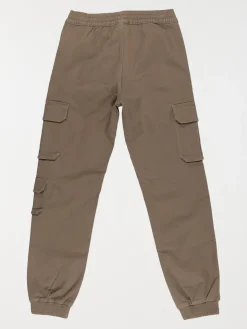 Pantalon cargo garçon moka clair (XXS-M)