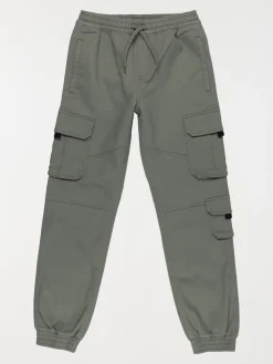 Pantalon cargo garçon vert army (XXS-M)