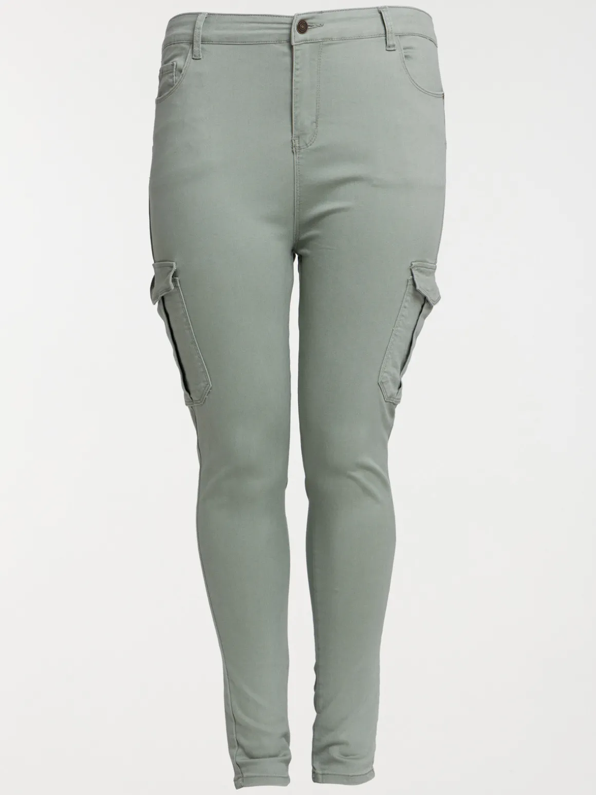Pantalon cargo grande taille femme