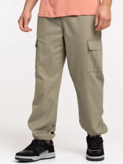 Pantalon cargo homme tilleul