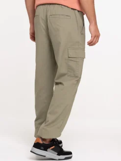 Pantalon cargo homme tilleul
