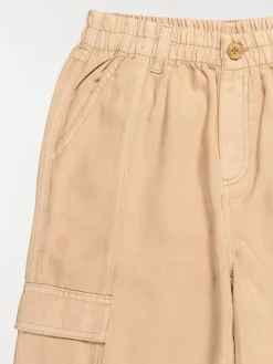 Pantalon cargo large fille (XXS-M)