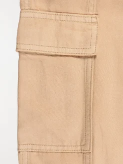Pantalon cargo large fille (XXS-M)