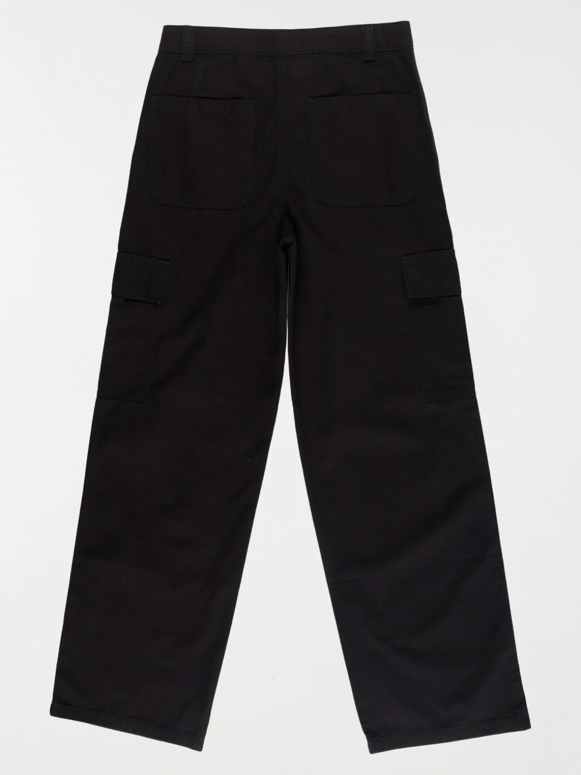 Pantalon cargo noir fille (XXS-M)