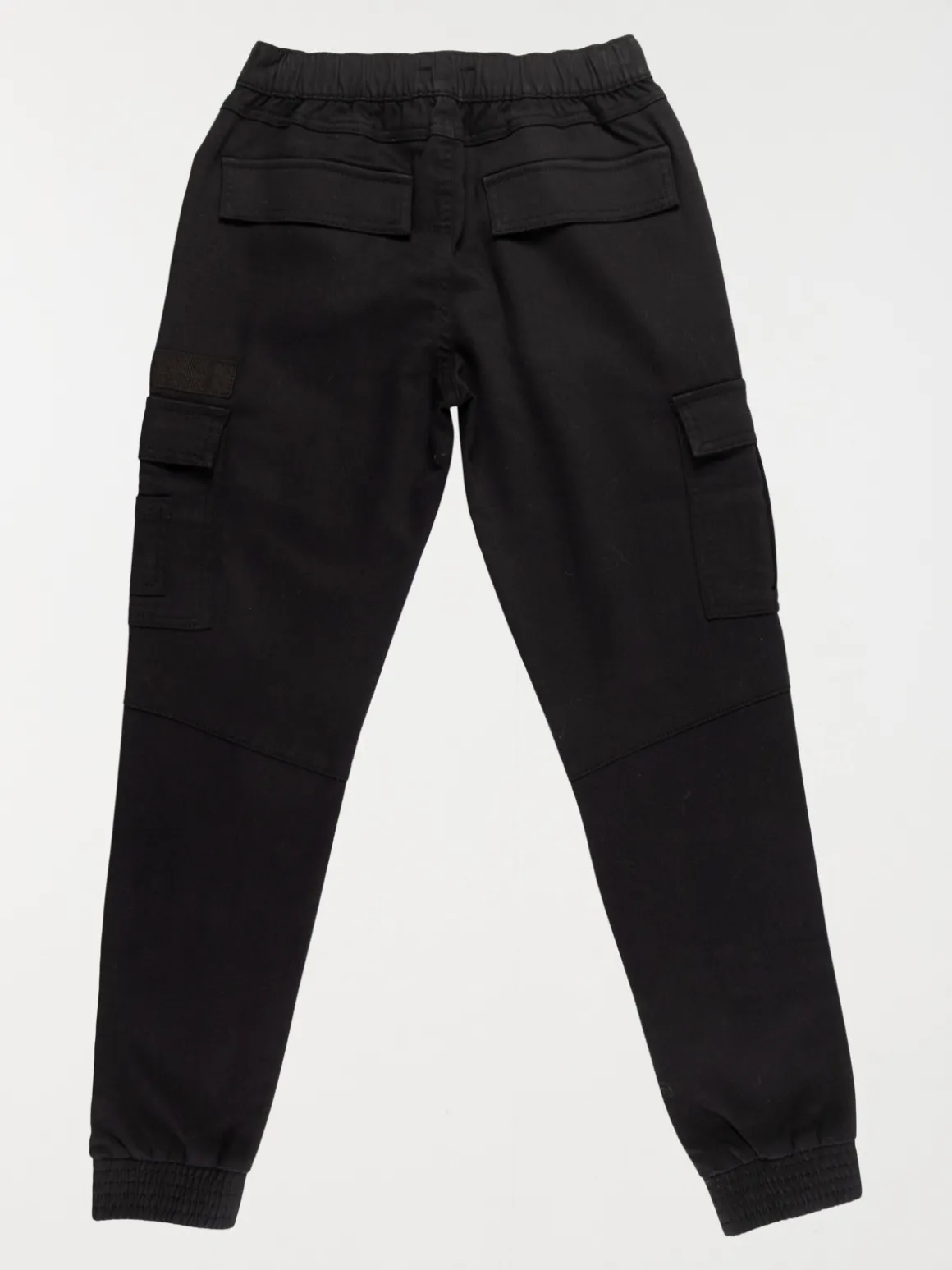 Pantalon cargo noir garçon (XXS-M)