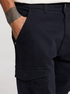 Pantalon cargo noir homme