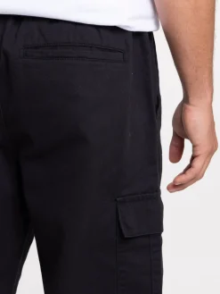 Pantalon cargo noir homme