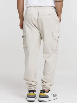 Pantalon cargo taille élastique homme