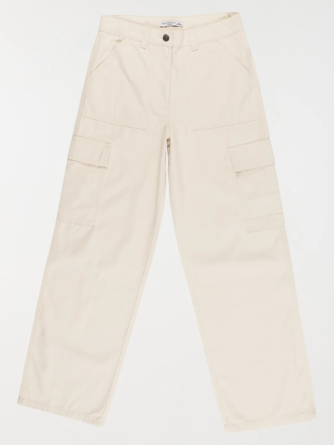 Pantalon cargo uni fille (XXS-M)