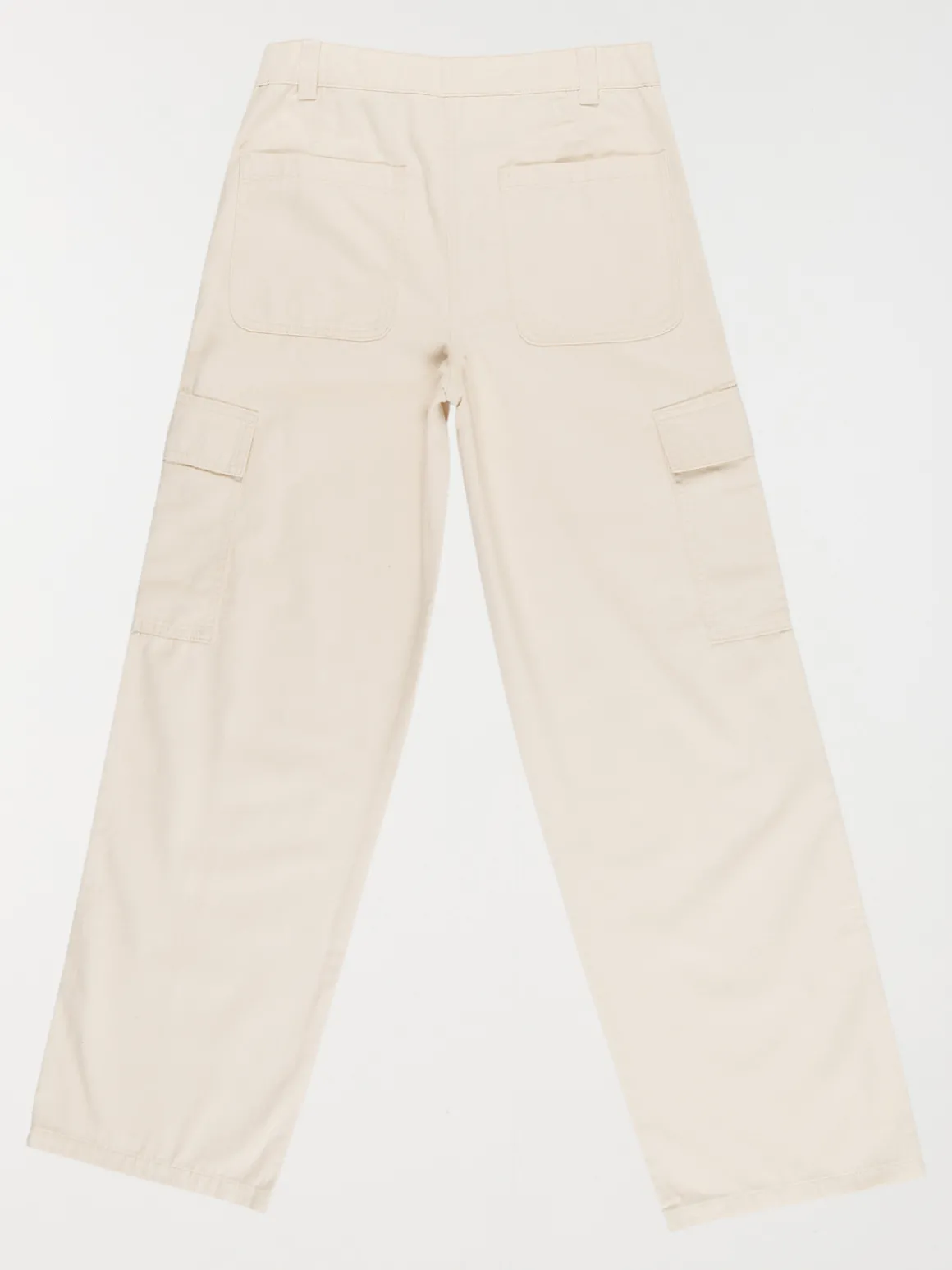 Pantalon cargo uni fille (XXS-M)