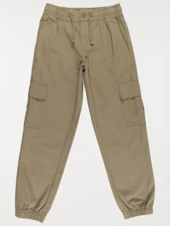 Pantalon cargo vert sauge garçon (XXS-M)