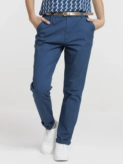 Pantalon chino bleu gipsy femme