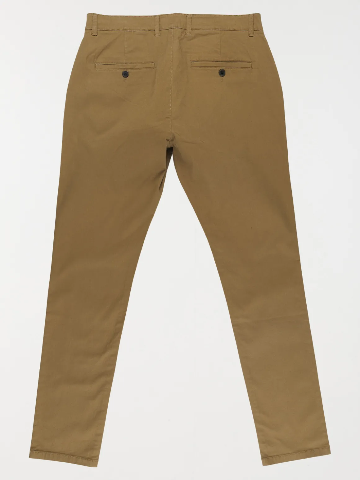 Pantalon chino café foncé homme