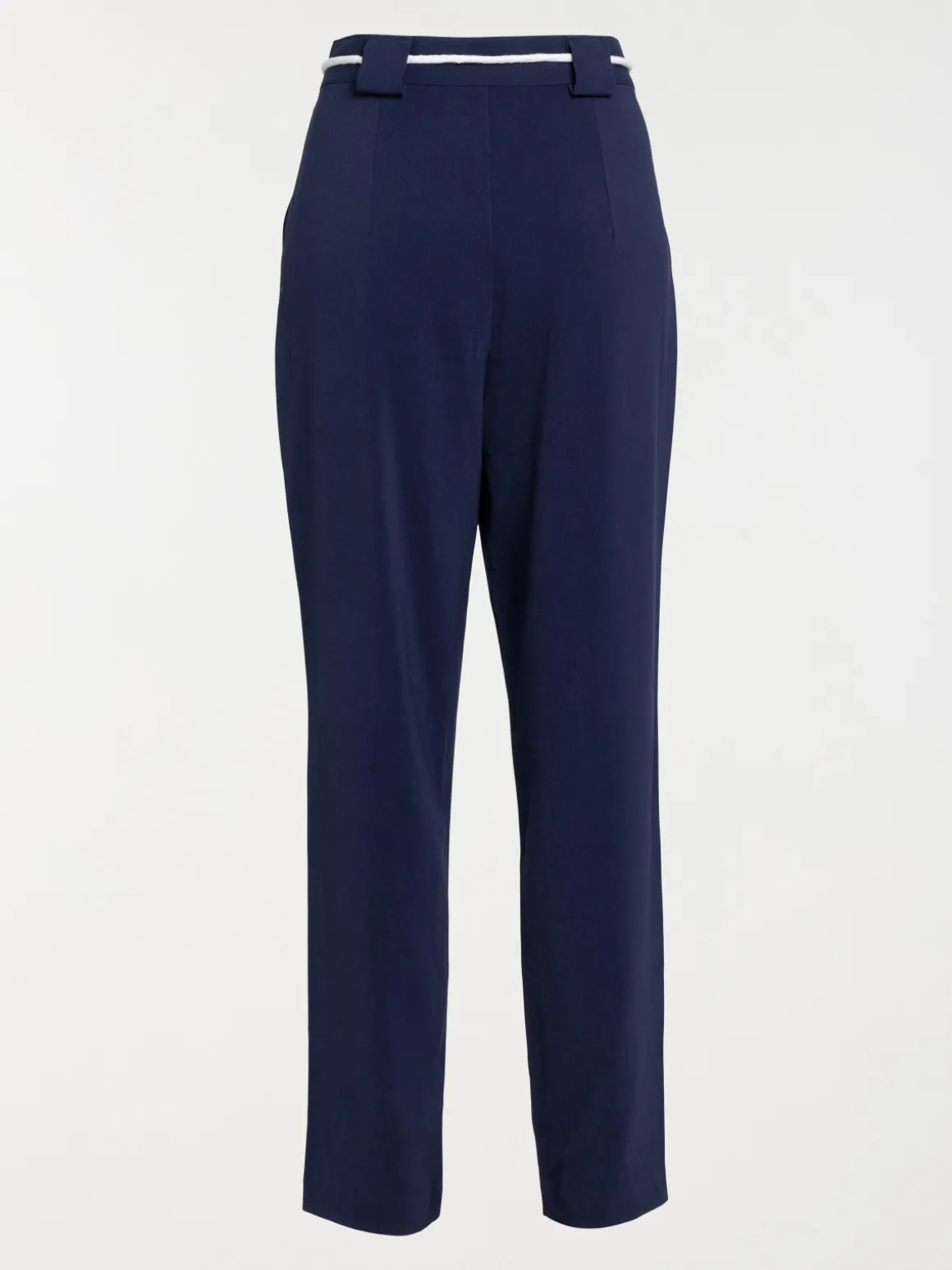 Pantalon coloris nautic blue femme