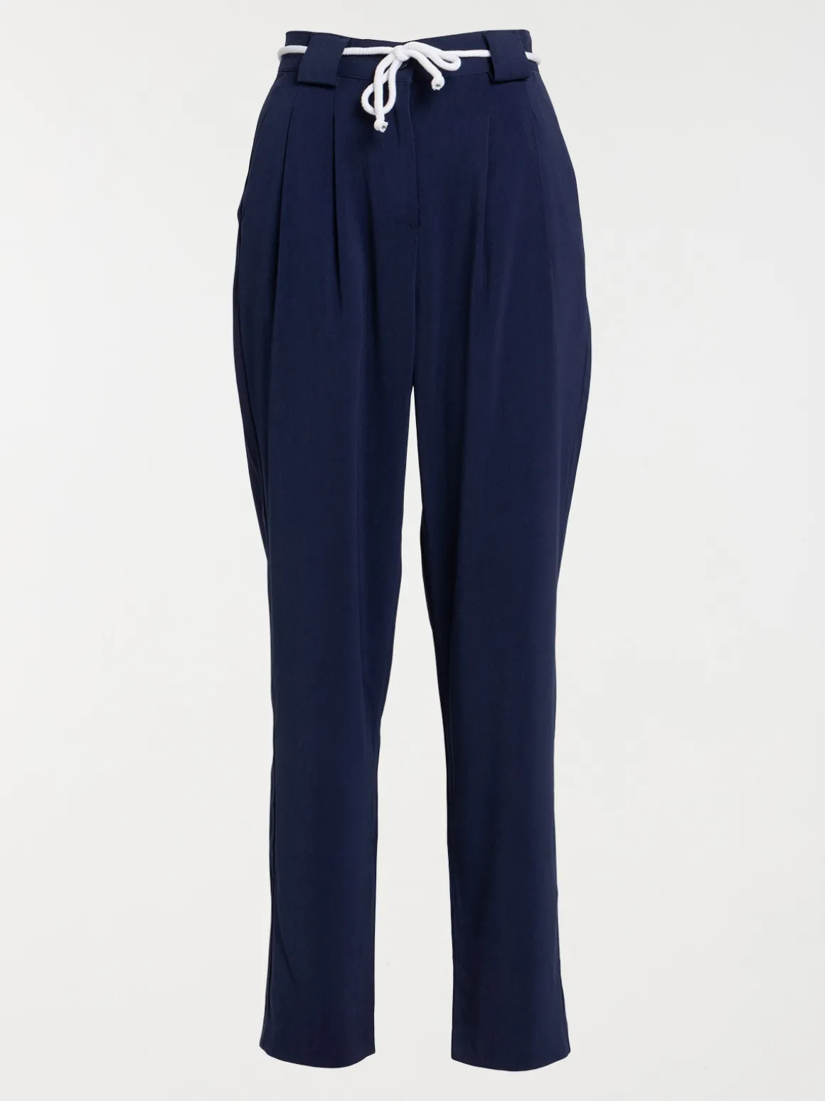 Pantalon coloris nautic blue femme